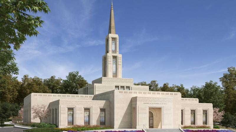Óbudán mormon templomot emelnek, amely új színfoltot hoz a város életébe.